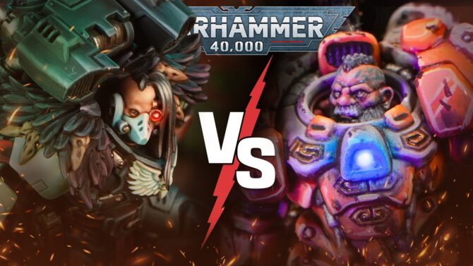 Grey Knights vs Dark Mechanicum | Warhammer 40,000 Battle Report ...
